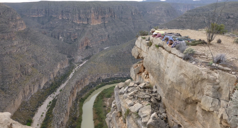 desert camping trip in big bend